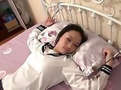 chinese girl has a good time after school